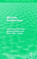 Minority Perspectives di Dale Rogers Marshall, Daniel Wm. Fessler edito da Taylor & Francis Ltd