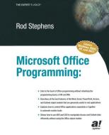 Microsoft Office Programming di Rod Stephens edito da Apress