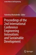 Proceedings of the 2nd International Conference Engineering Innovations and Sustainable Development edito da Springer International Publishing