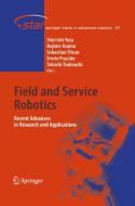 Field and Service Robotics edito da Springer Berlin Heidelberg