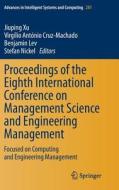 Proceedings of the Eighth International Conference on Management Science and Engineering Management edito da Springer Berlin Heidelberg