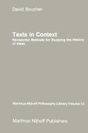 Texts in Context di David Boucher edito da Springer Netherlands