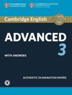 Cambridge English Advanced 3 Student's Book With Answers With Audio edito da Cambridge University Press