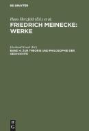 Zur Theorie Und Philosophie Der Geschichte edito da Walter De Gruyter