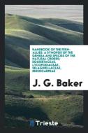 Handbook of the Fern-Allies di J. G. Baker edito da LIGHTNING SOURCE INC