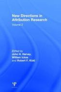 New Directions In Attribution Research edito da Taylor & Francis Inc