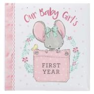 Memory Book Our Baby Girl's First Year edito da CHRISTIAN ART GIFTS