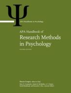 APA Handbook Of Research Methods In Psychology edito da American Psychological Association