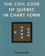 The Civil Code of Quebec in Chart Form di Denis Le May edito da IRWIN LAW INC