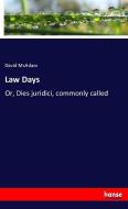 Law Days di David McAdam edito da hansebooks