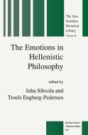 The Emotions in Hellenistic Philosophy edito da Springer Netherlands