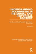 Understanding Accounting In Its Social And Historical Context di Anne Loft edito da Taylor & Francis Ltd