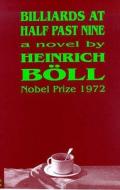 Billiards at Half Past Nine di Heinrich Boll edito da Marion Boyars Publishers Ltd