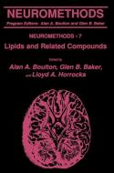 Lipids and Related Compounds di Mary Ed. Boulton, A. A. Boulton edito da Humana Press