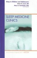 Child And Adolescent Sleep di Mary A. Carskadon, Oskar G. Jenni edito da Elsevier - Health Sciences Division