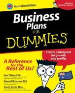 Business Plans for Dummies di Veechi Curtis, Paul Tiffany, Steven D. Peterson edito da For Dummies