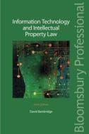 Information Technology And Intellectual Property Law di David I. Bainbridge edito da Bloomsbury Publishing Plc