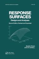 Response Surfaces: Designs And Analyses di Andre I. Khuri, John A. Cornell edito da Taylor & Francis Ltd
