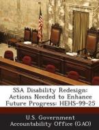 Ssa Disability Redesign edito da Bibliogov