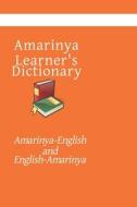 Amarinya Learner's Dictionary di kasahorow edito da Independently Published