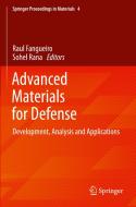 Advanced Materials for Defense edito da Springer International Publishing