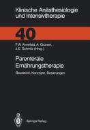 Parenterale Ernährungstherapie edito da Springer Berlin Heidelberg