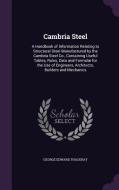 Cambria Steel di George Edward Thackray edito da Palala Press