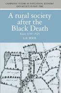 A Rural Society After the Black Death di Larry Poos, L. R. Poos edito da Cambridge University Press