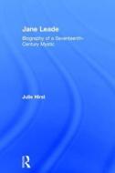 Jane Leade di Julie Hirst edito da Routledge
