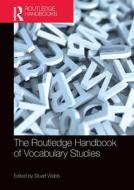 The Routledge Handbook Of Vocabulary Studies edito da Taylor & Francis Ltd