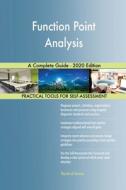 Function Point Analysis A Complete Guide di GERARDUS BLOKDYK edito da Lightning Source Uk Ltd