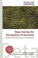 Rape During the Occupation of Germany edito da Betascript Publishing
