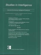 Studies in Intelligence, Journal of the American Intelligence Professional, Unclassified Extracts from Studies in Intell di Bernan edito da CLAITORS PUB DIVISION