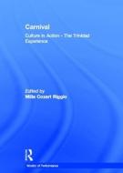 Carnival di Milla Cozart Riggio edito da Taylor & Francis Ltd