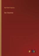 Der Stumme di Karl Emil Franzos edito da Outlook Verlag