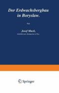 Der Erdwachsbergbau in Boryslaw di Josef Muck edito da Springer Berlin Heidelberg