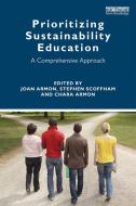 Prioritizing Sustainability Education edito da Taylor & Francis Ltd