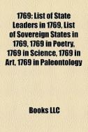 1769 di Books Llc edito da Books LLC, Reference Series