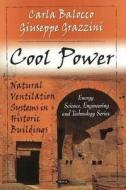 Cool Power di Carla Balocco edito da Nova Science Publishers Inc