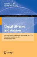 Digital Libraries and Archives edito da Springer International Publishing