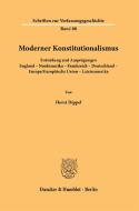 Moderner Konstitutionalismus. di Horst Dippel edito da Duncker & Humblot GmbH