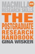 The Postgraduate Research Handbook di Gina Wisker edito da Macmillan Education UK