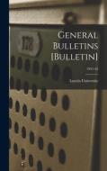 General Bulletins [Bulletin]; 1951-52 edito da LIGHTNING SOURCE INC