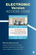 Business And Professional Communication Electronic Version di Kelly M. Quintanilla, Shawn T. Wahl edito da Sage Publications Inc