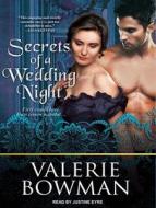 Secrets of a Wedding Night di Valerie Bowman edito da Tantor Media Inc