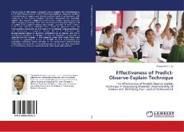 Effectiveness of Predict-Observe-Explain Technique di Chong-Wah Liew edito da LAP Lambert Academic Publishing