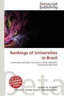 Rankings of Universities in Brazil edito da Betascript Publishing