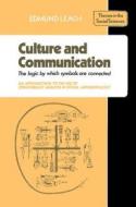 Culture And Communication di Edmund Leach edito da Cambridge University Press