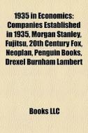 1935 In Economics: Companies Established di Books Llc edito da Books LLC, Wiki Series