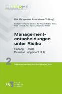 Managemententscheidungen unter Risiko edito da Schmidt, Erich Verlag